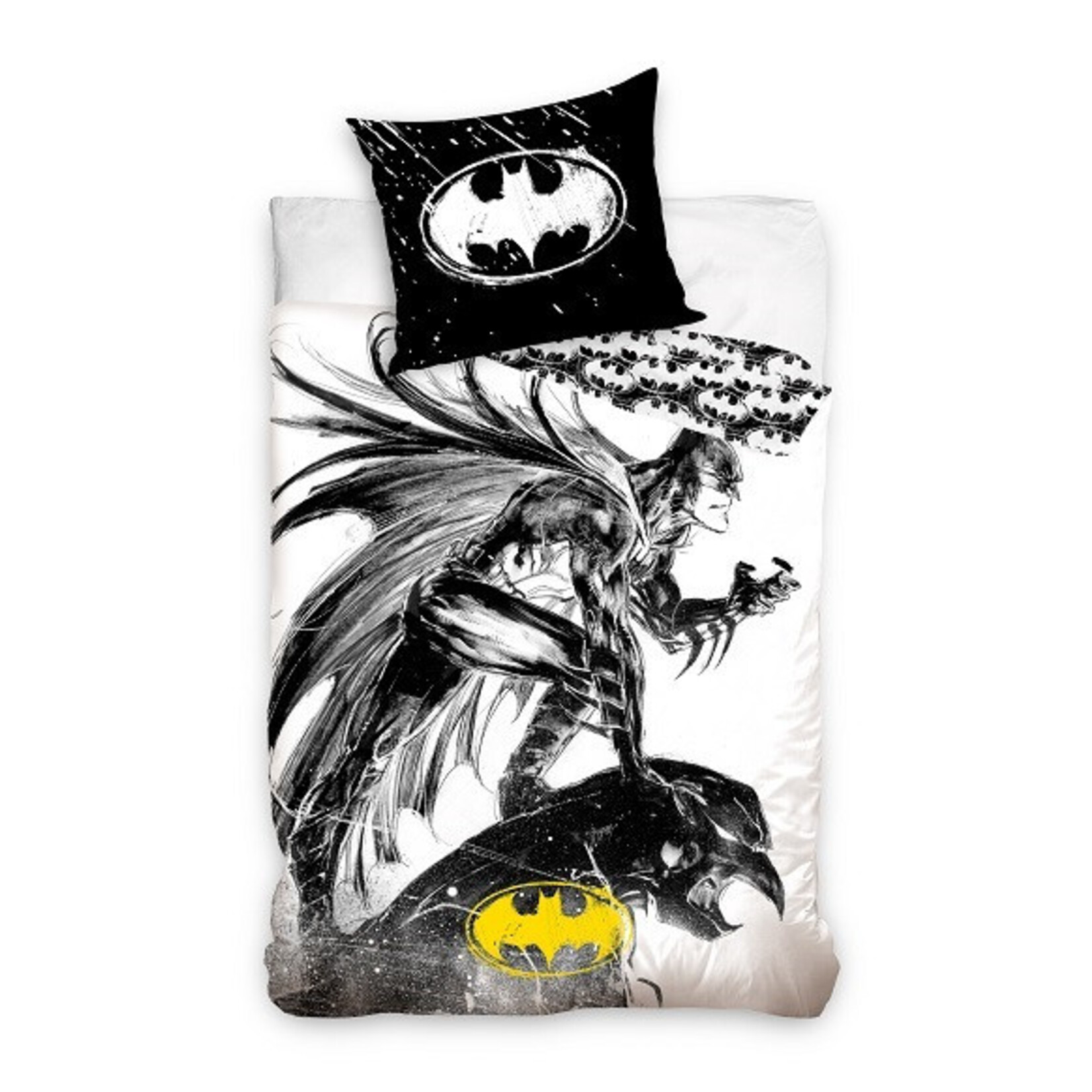 Batman Grafit Bettwäsche 140—200 cm, 70x90 cm