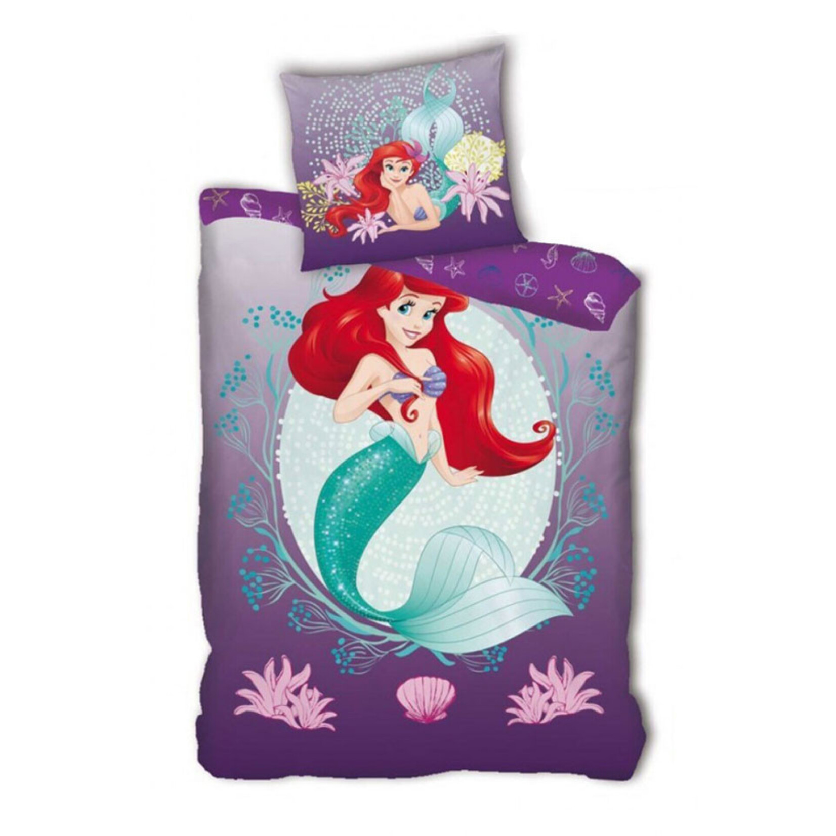 Disney Princess Disney Princess Ariel Under the Sea Bettwäsche 140—200 cm, 63—63 cm Microfibre