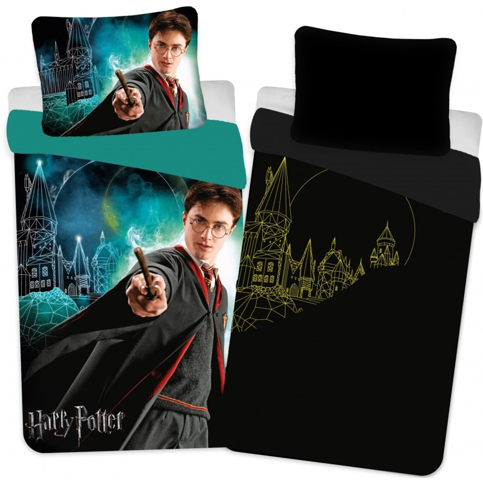 Harry Potter Harry Potter Bettwäsche Castle (Leuchten in der Dunkelheit) 140—200cm