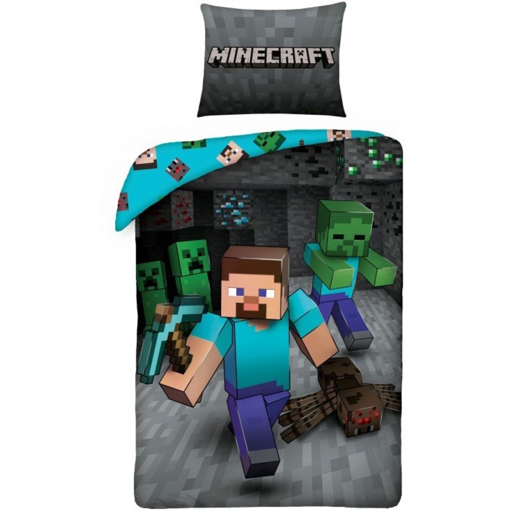 MINECRAFT Minecraft Bettwäsche Miner 140—200 cm, 70—90 cm