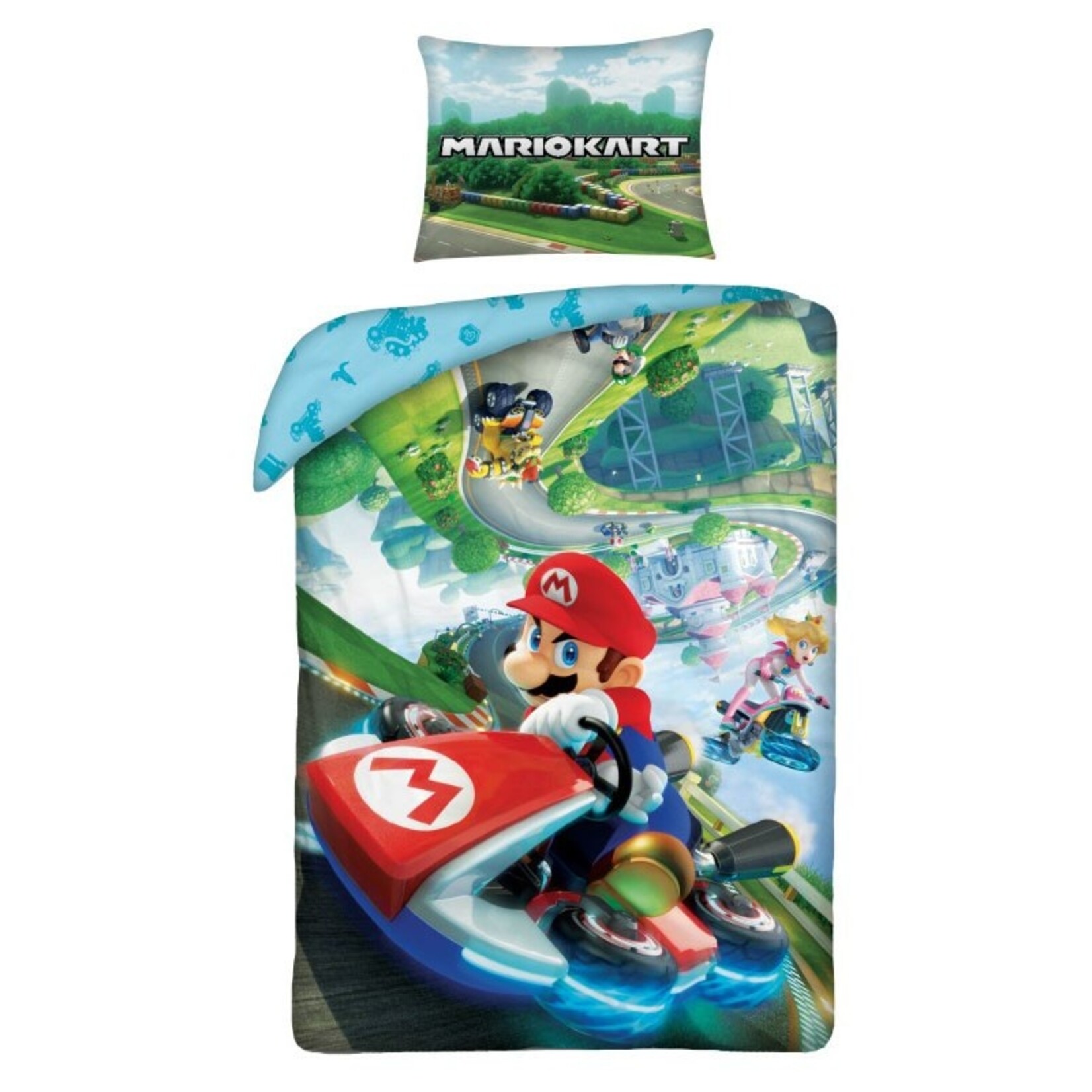 Super Mario Super Mario Bettwäsche Mariokart 140—200 cm, 70—90 cm