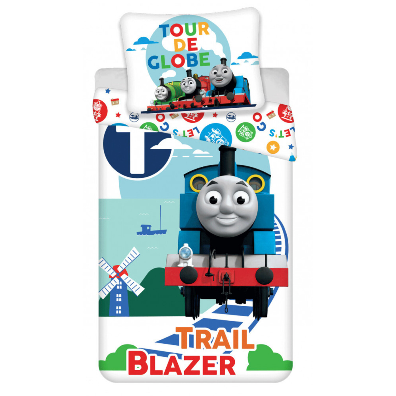 Thomas and Friends Bettwäsche Trail 140—200 cm, 70—90 cm