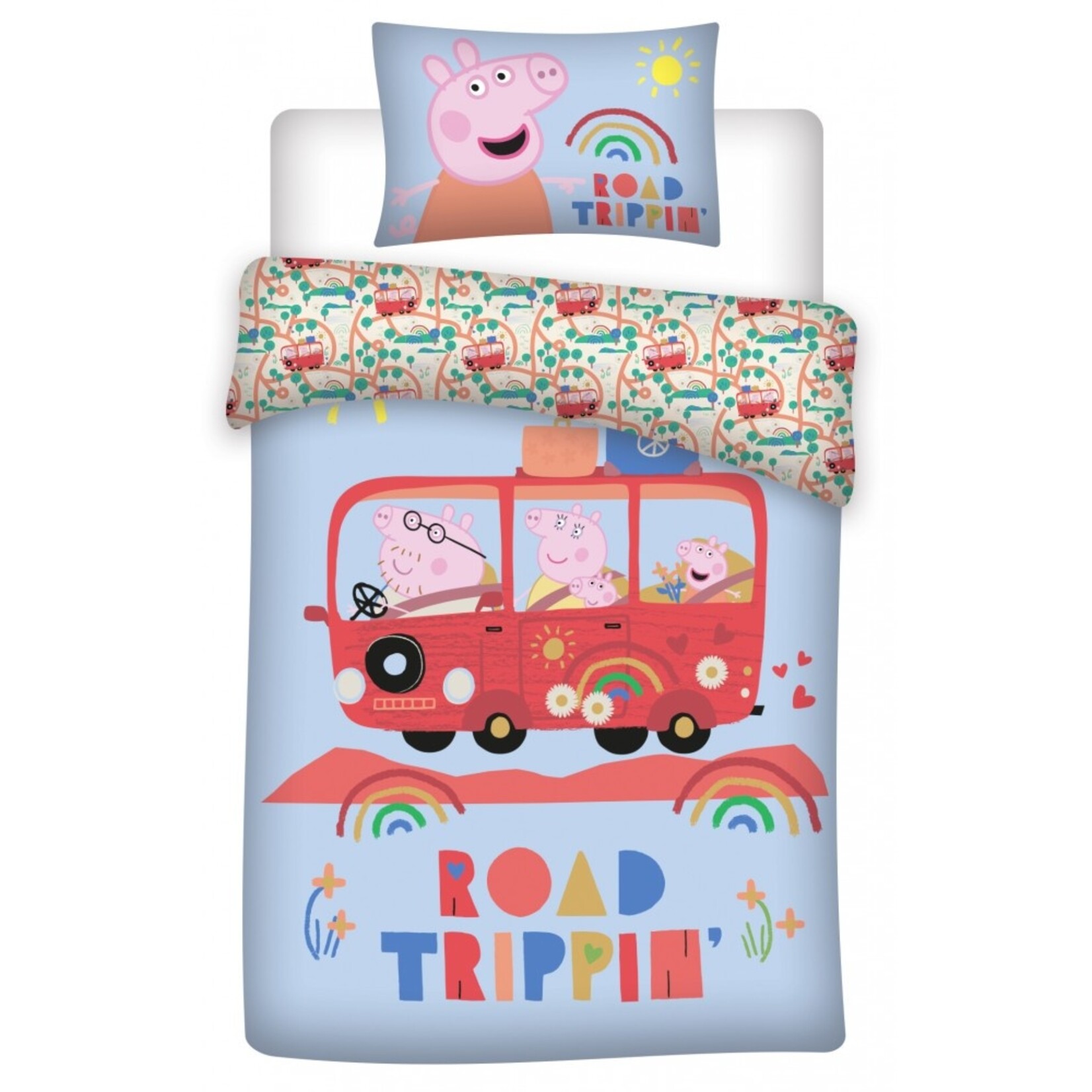 Peppa Wutz Kind Bettwäsche (klein) 100—135 cm, 40—60 cm