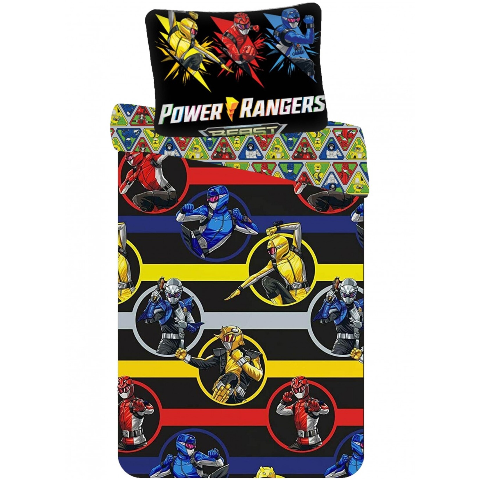 Power Rangers Kind Bettwäsche (klein) 100—135 cm, 40—60 cm