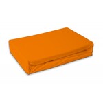 Orange Spannbettuch 140x200 cm