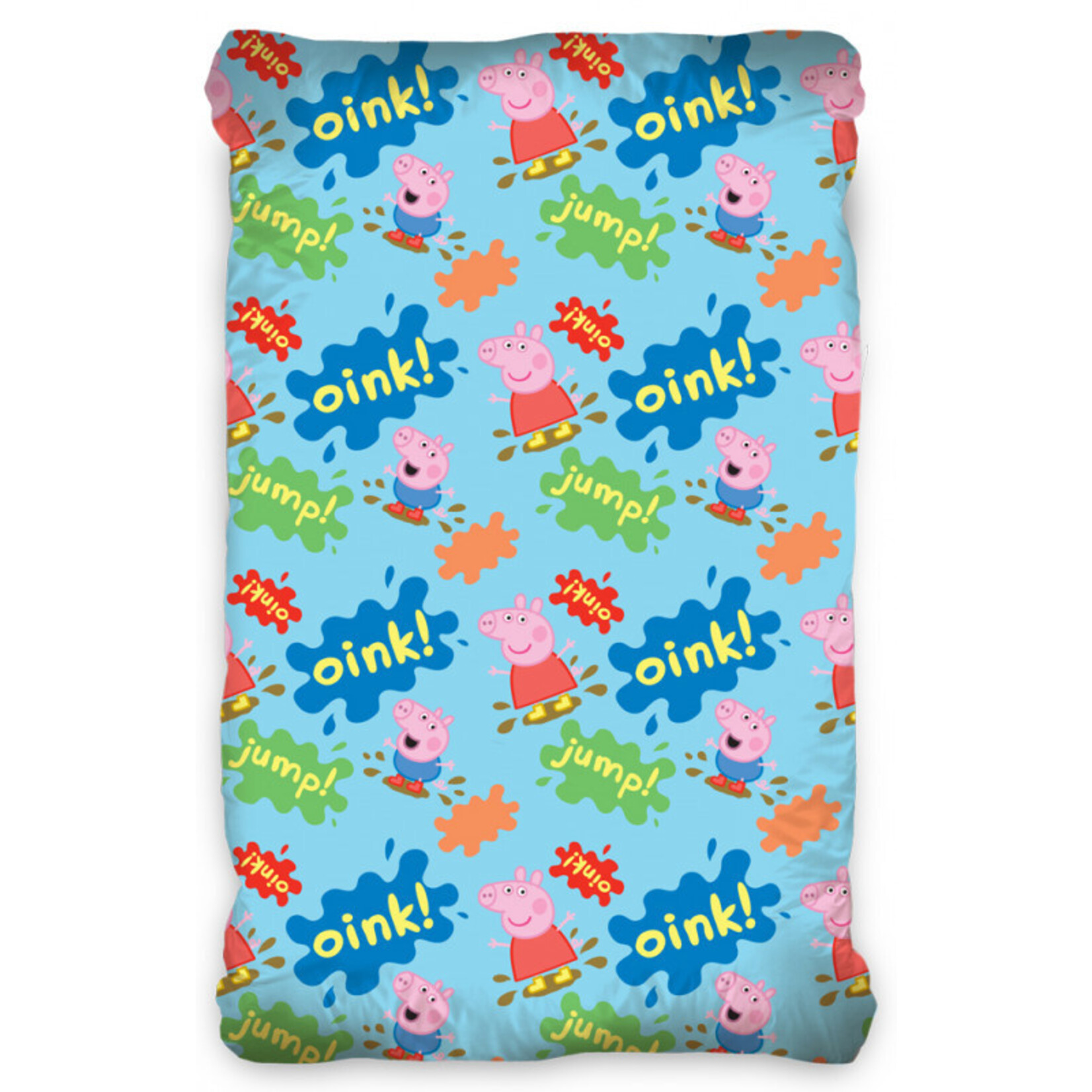 Peppa Wutz Jump Spannbetttuch 90*200