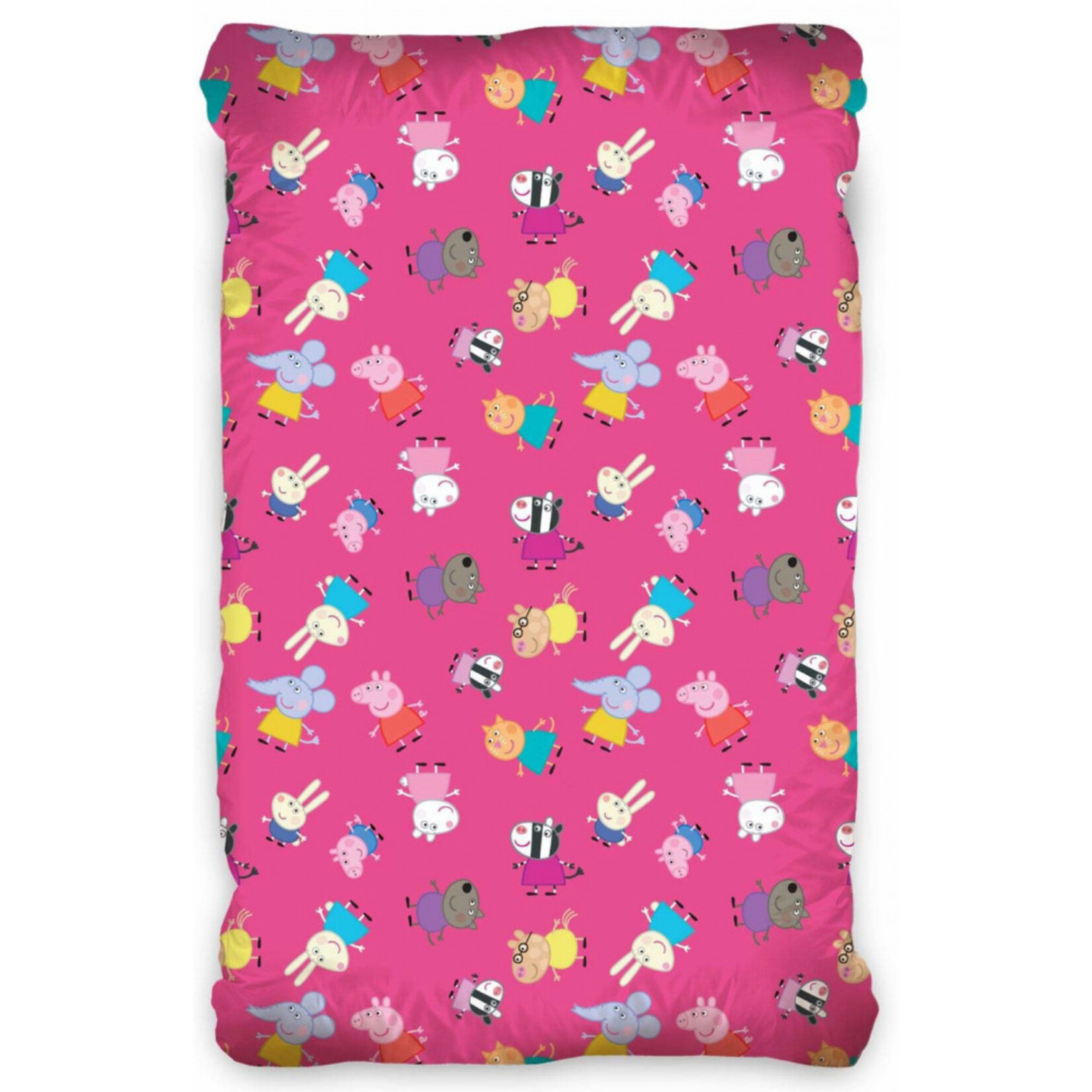 Peppa Wutz Pink Spannbetttuch 90*200