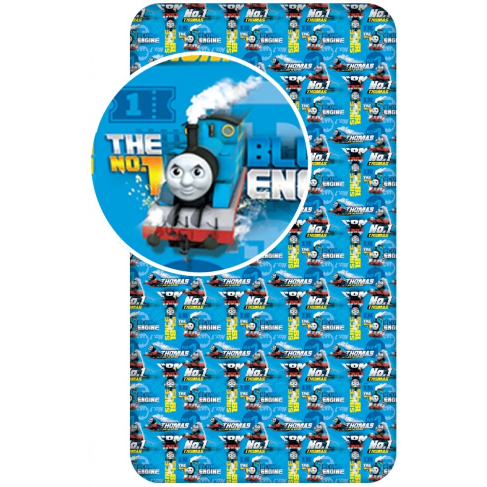 Thomas and Friends Blue Engine Spannbettuch 90*200 cm