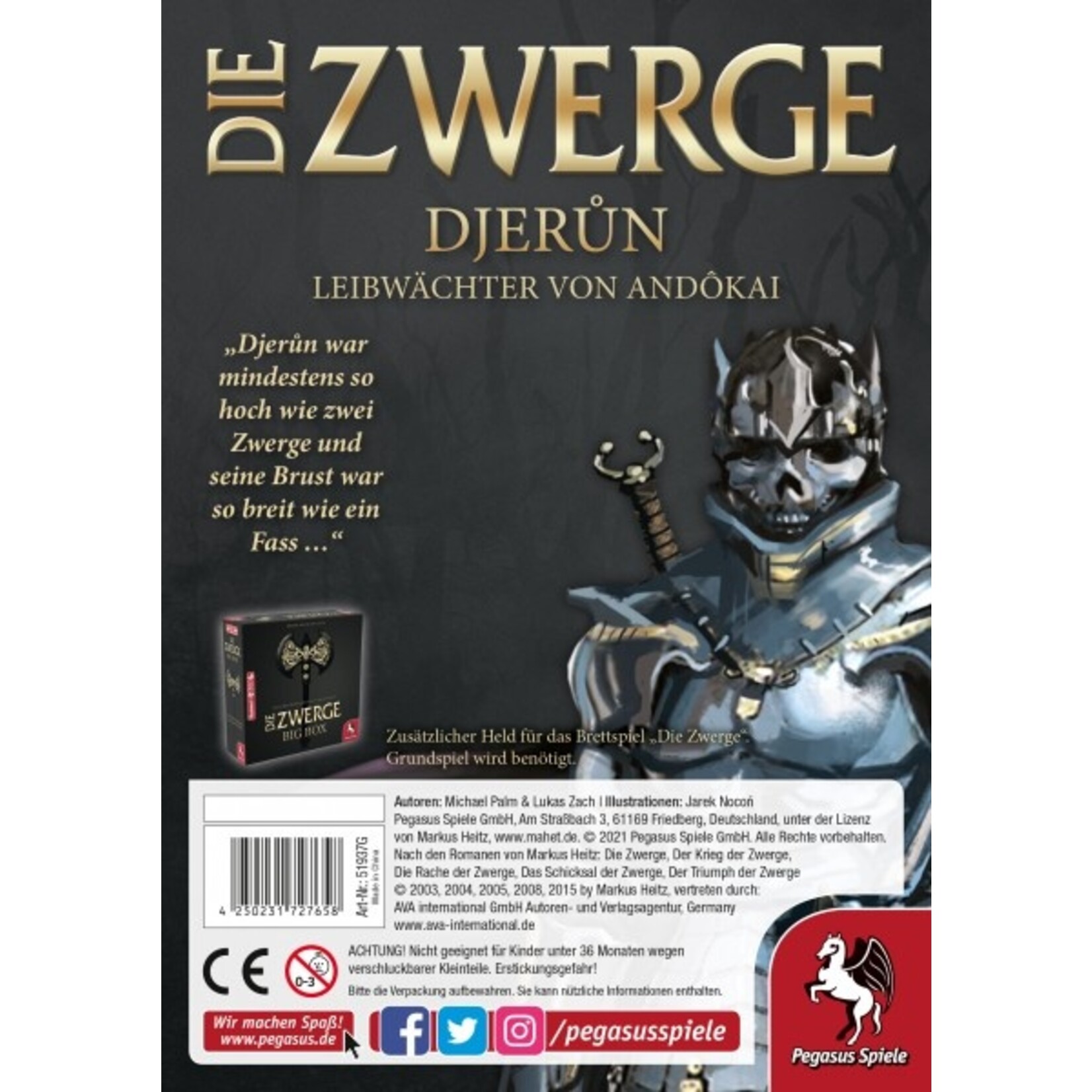 Die Zwerge Charakterpack: Djerun