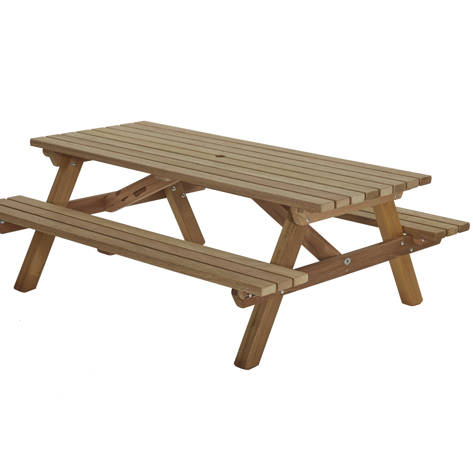 Stevige picknicktafel van hardhout, lengte  200cm