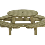 Ronde picknicktafel 210 cm