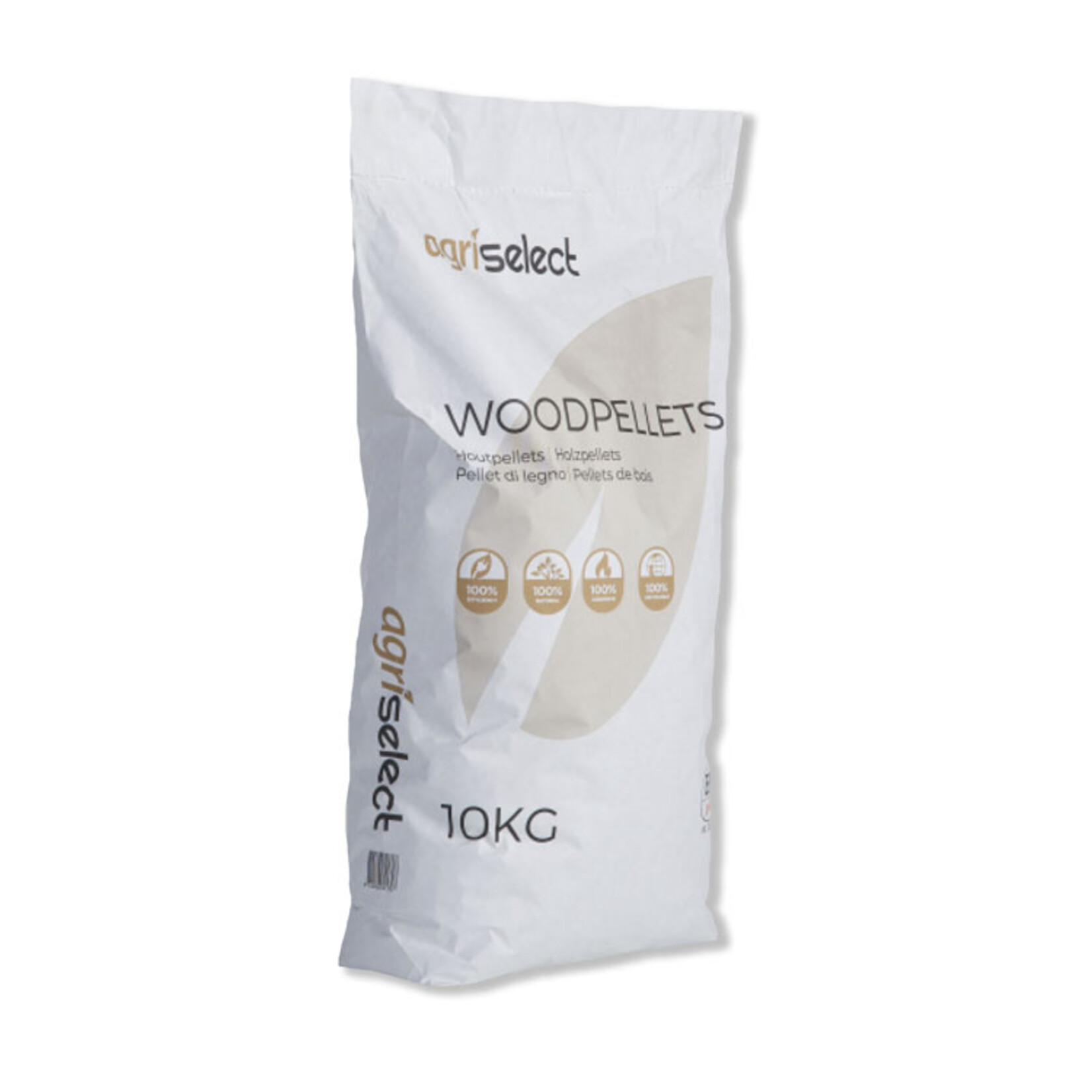 Agriselect Woodpellets 10 Kg Ambiance - Papieren Zak