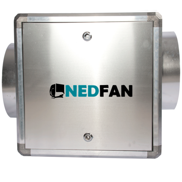 aluminium ventilatorbox 1000 m3/h