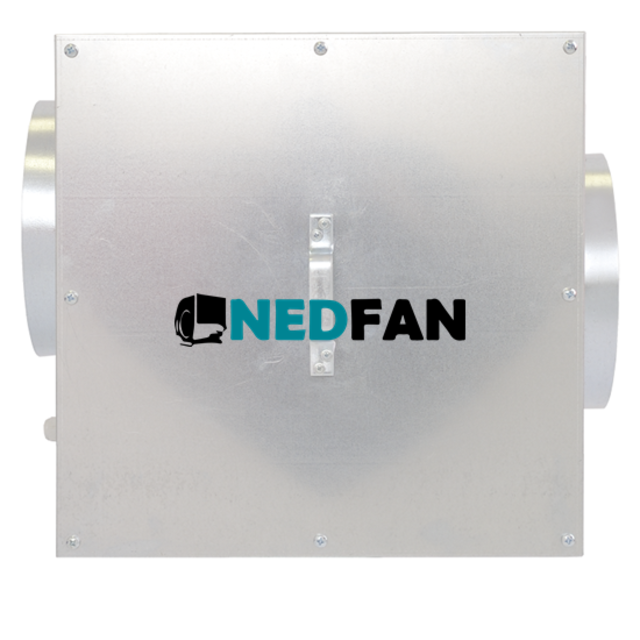 stalen ventilatorbox 250 m3/h