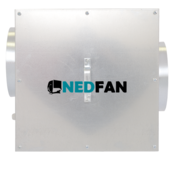 stalen ventilatorbox 1500 m3/h