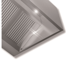 Afzuigkap 1700x1100x(h)400 Doosmodel