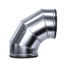 Bocht 90 graden 80 mm met SAFE