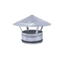 Regenkap met gaas 150 mm met SAFE