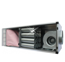 Geurfilterkast staal 8480 m3/h met motor