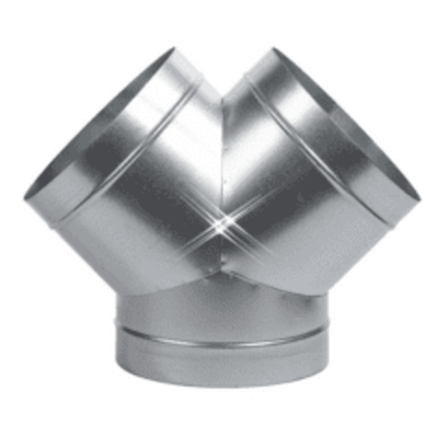 Y-STUK GALVA 90 GRADEN 630 MM