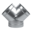 Nedfan.NL Y-STUK GALVA 90 GRADEN 180 MM