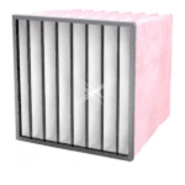 Filterkast F7 met motor 5000 m3/h