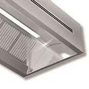 Inductie doosmodel afzuigkap 3200x1300x500 mm