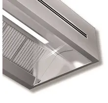 Inductie doosmodel afzuigkap 4200x1300x500 mm