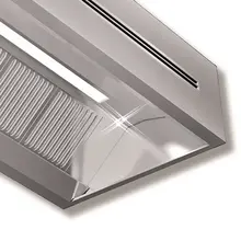 Inductie doosmodel afzuigkap 5500x1300x500 mm