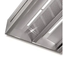 Inductie eilandmodel afzuigkap 3200x2000x500 mm