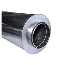Geluidsdemper 125 mm - lengte 1200 met SAFE
