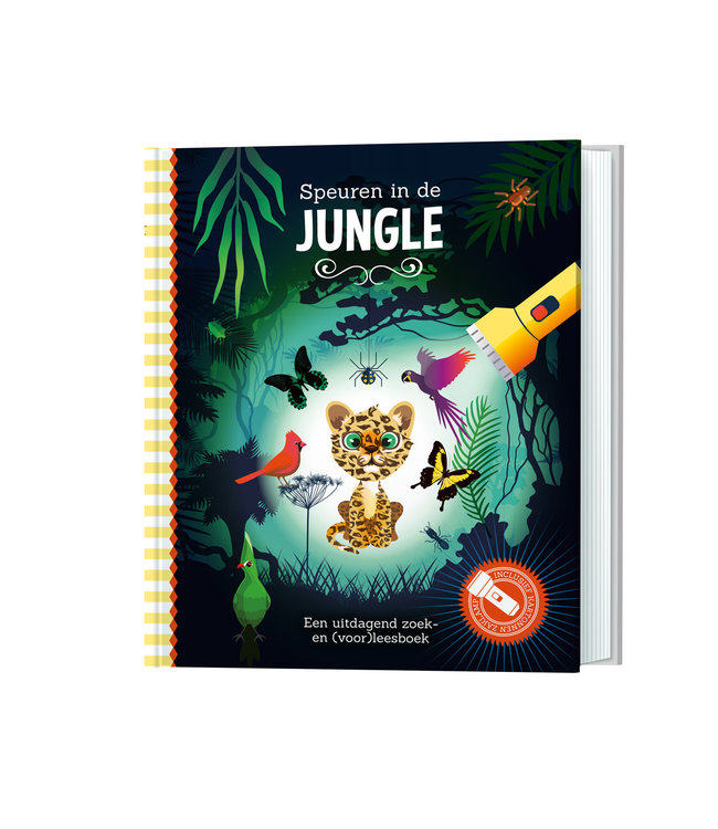 Verlichting waarheid Onmogelijk Zaklampboek | Speuren in de Jungle + Zaklamp - Speelgoedenzo