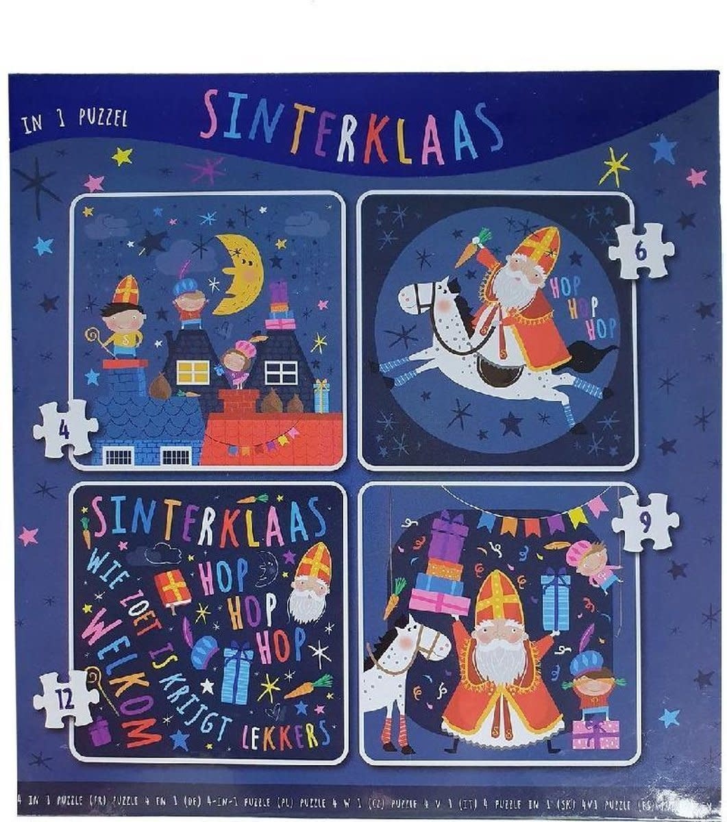 in 1 Puzzel Sinterklaas - Speelgoedenzo
