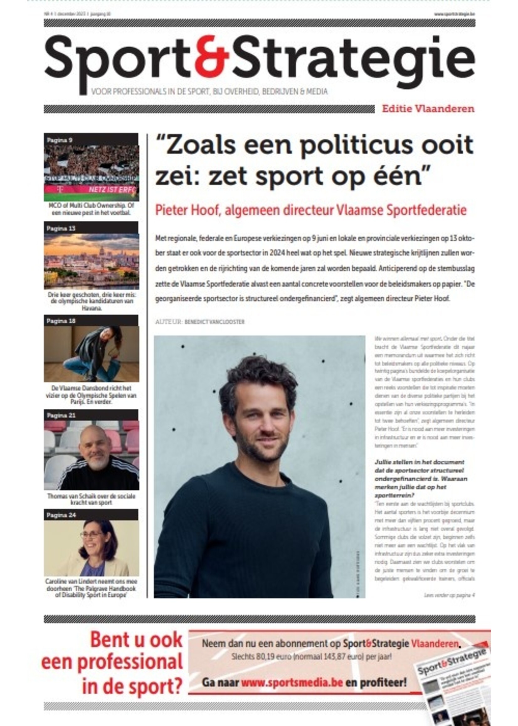 Sport & Strategie Vlaanderen - editie 4 - 2023