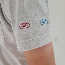 Koerswiel Polo met fietsjes, vlag BE/NL