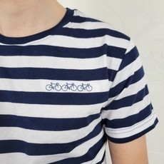 Koerswiel Stripes with bicycle - Man