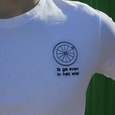 Koerswiel Ik ga even in het wiel shirt