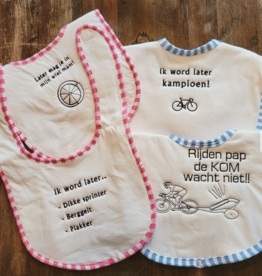 Koerswiel bib for little cyclists!