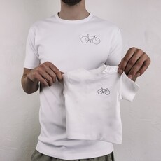 Koerswiel Setje fiets shirt met papa