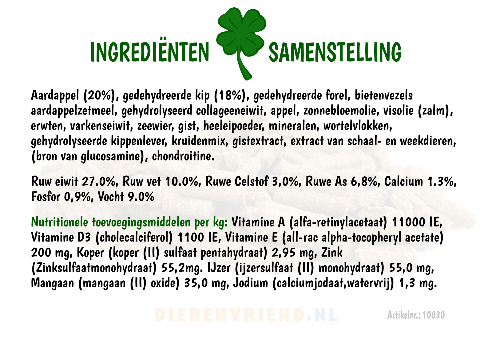 SPE Hondenvoer Graanvrij - Kip & Zoete Aardappel