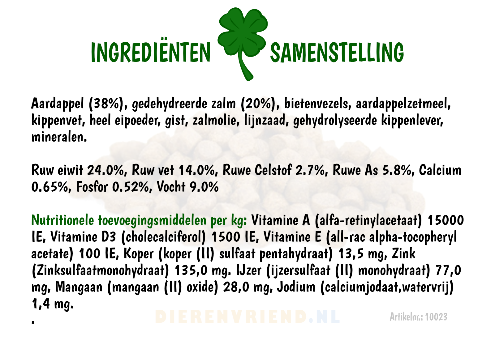 Krokante hondenbrok Zalm - Graanvrij