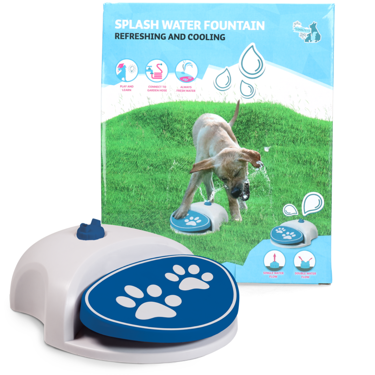 Waterfontein hondenpret voor de hond!