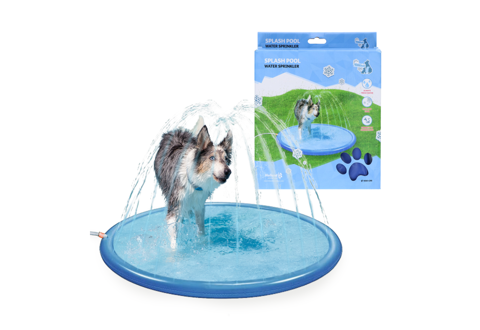 Watersproeier hondenpret voor de hond!