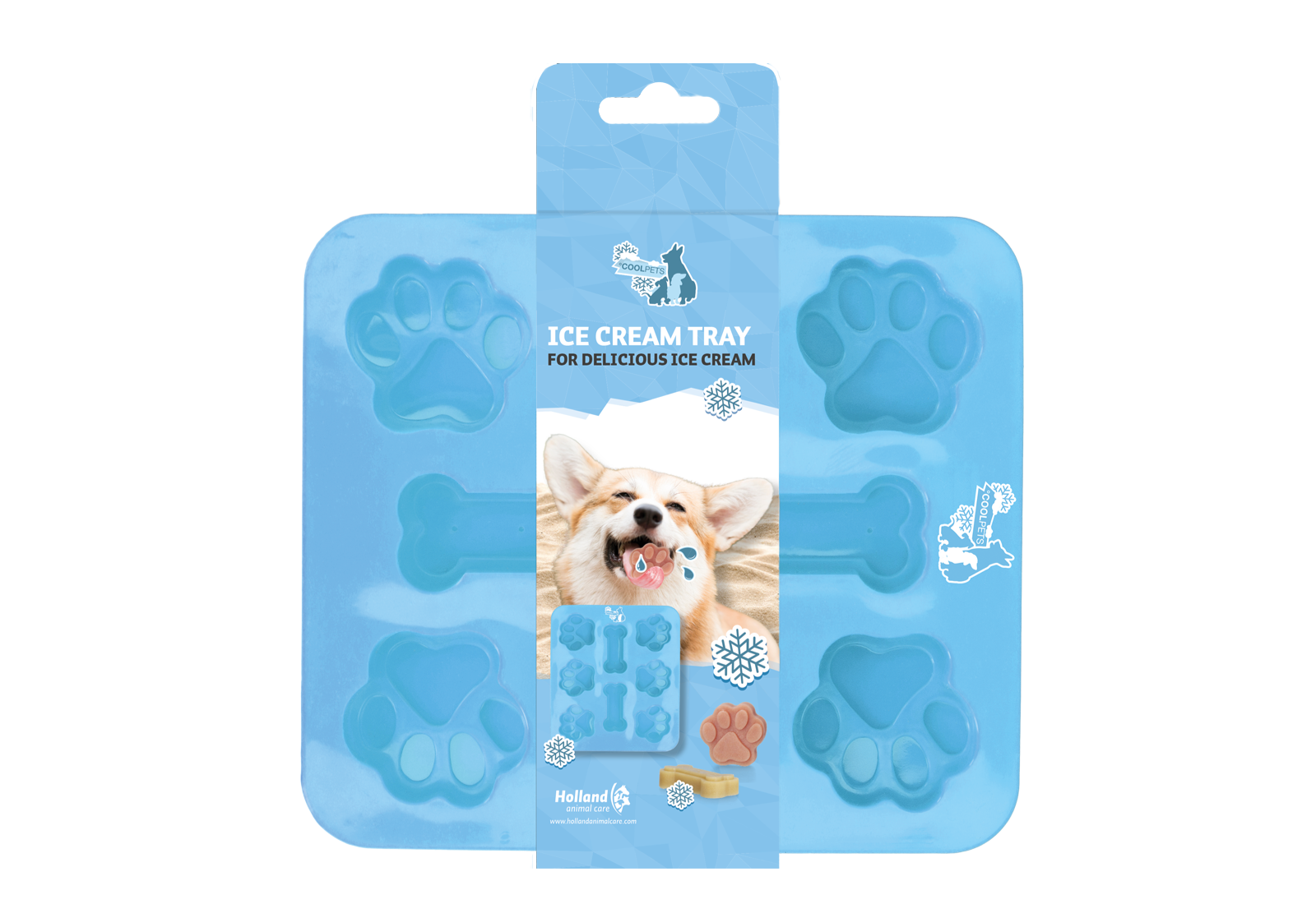 Ijsblokjes & cakevormen voor de hond!