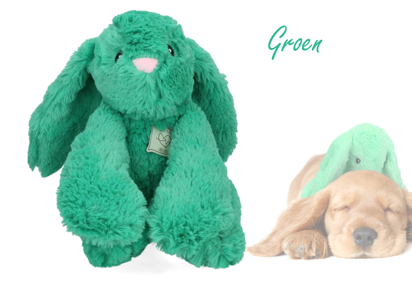 Knuffel met hartslag voor de hond!