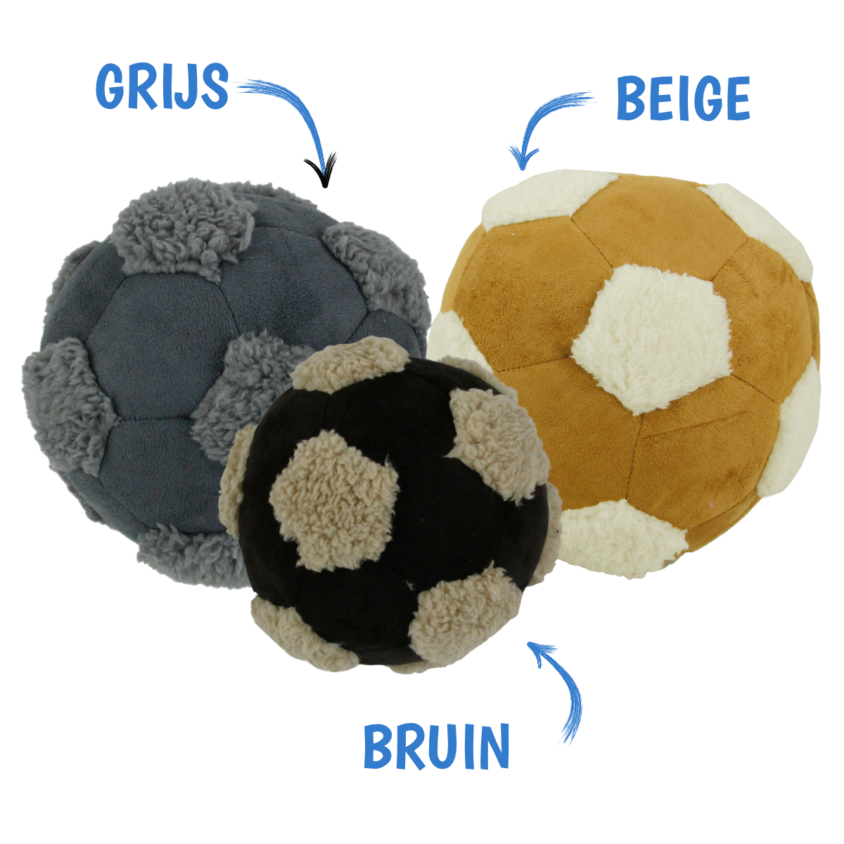 Voetbal Knuffel voor de hond!