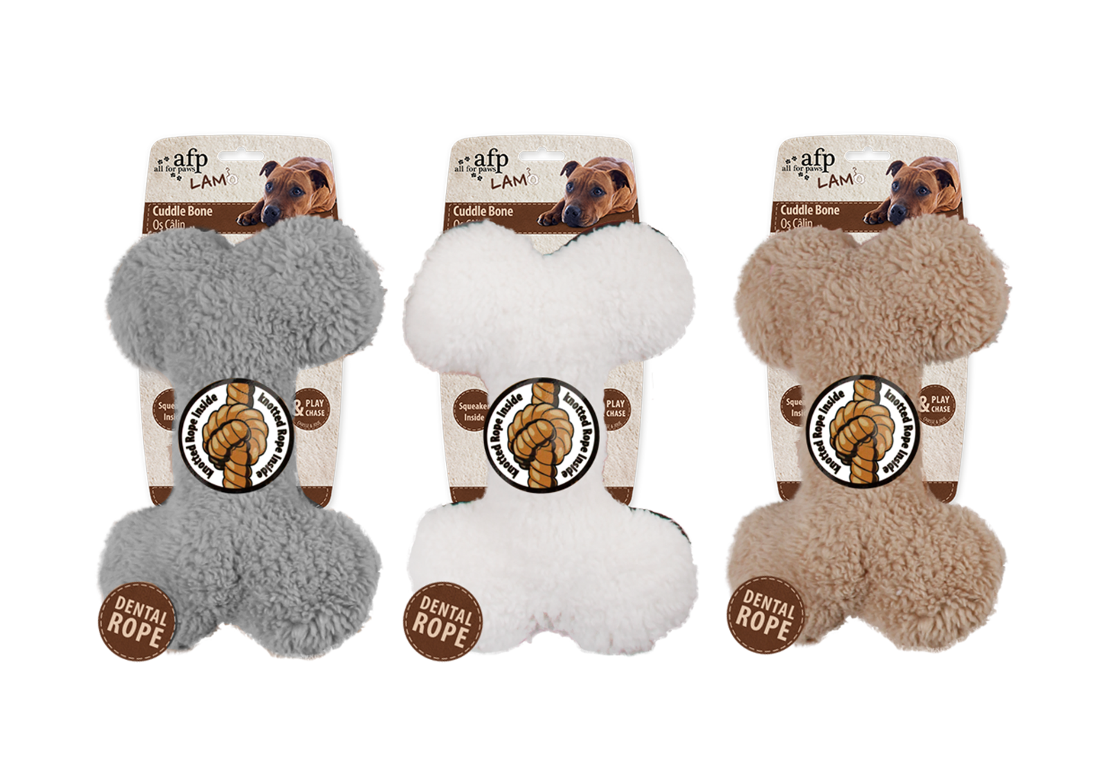 Knuffelbot met Flostouw voor de hond!