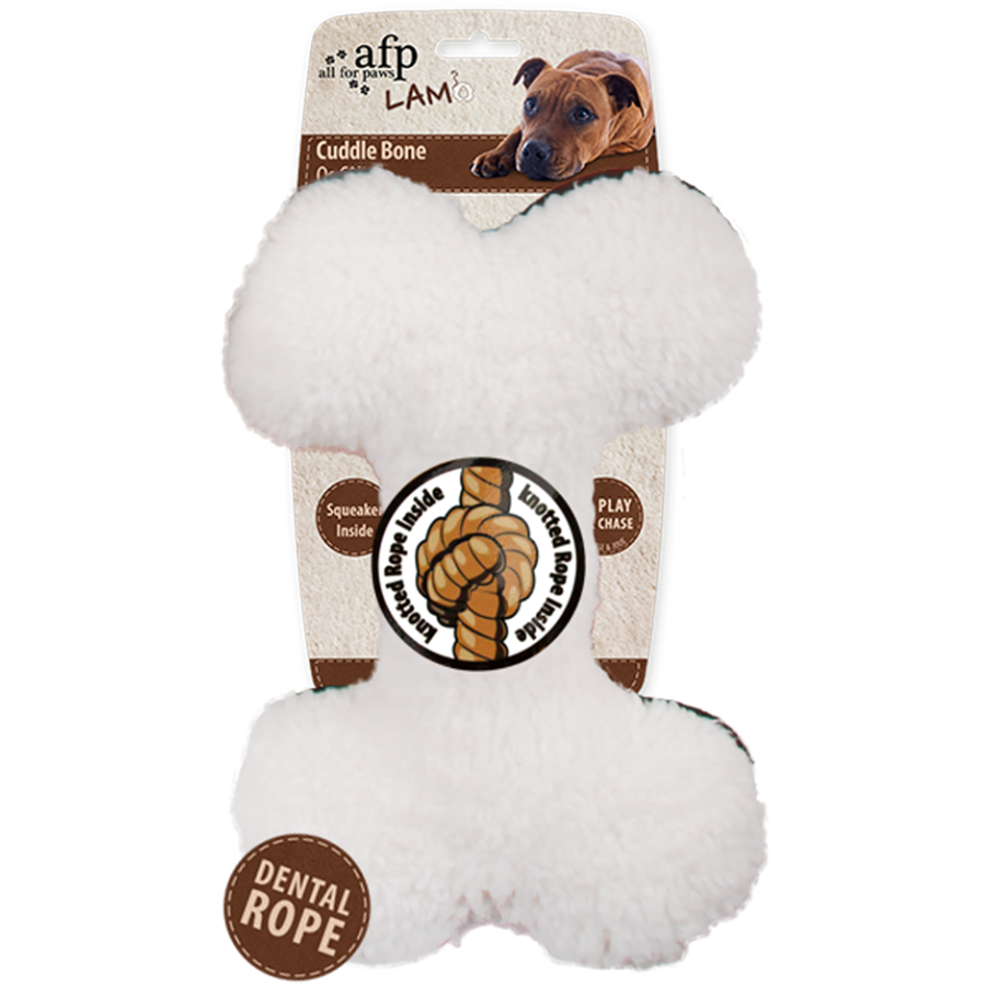 Knuffelbot met Flostouw voor de hond!