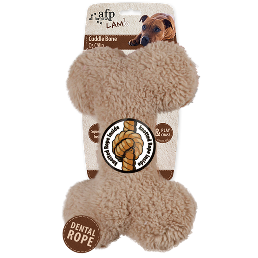 Knuffelbot met Flostouw voor de hond!
