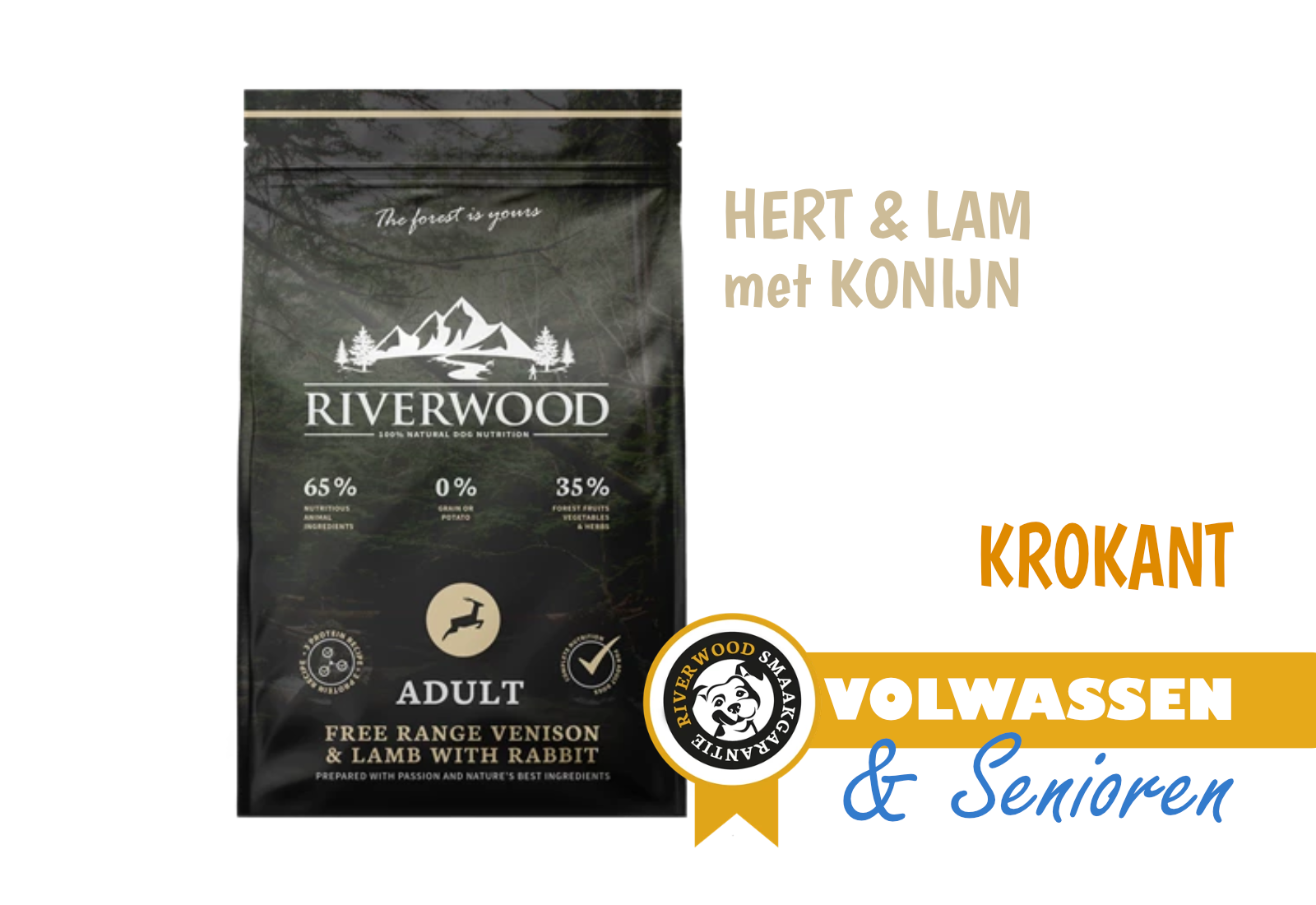 Hondenbrokken Hert, Lam & Konijn